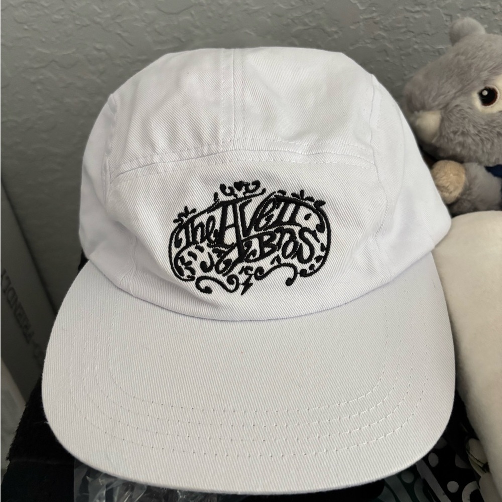 The Avett Brothers White Baseball Cap from Red Rocks VIP access